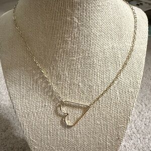 Park Lane Gold Juliet Heart Pendant Necklace